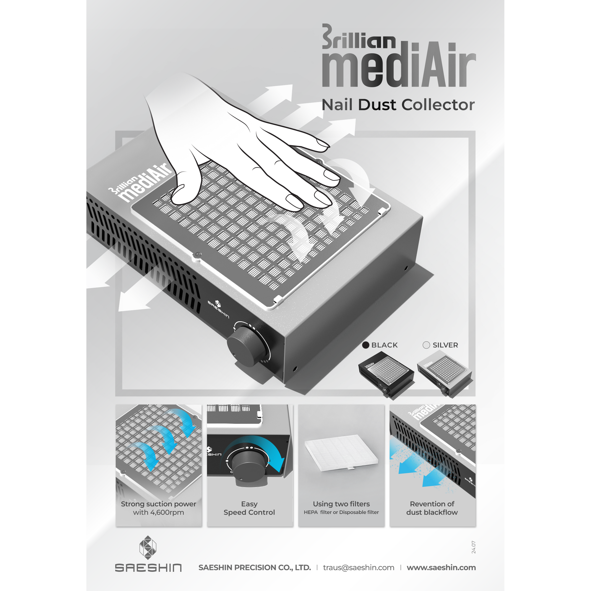 MEDI-AIR NAIL DUST COLLECTOR