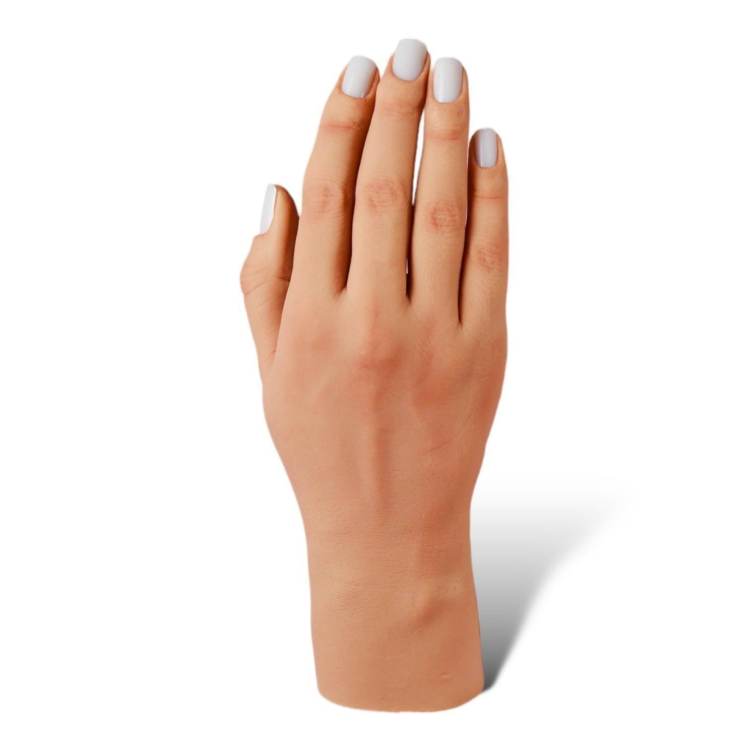 RI- 3.0 Full Silicone Practice Hand-3.0 Hand-Red Iguana LLC-Right-Poseable-Nicole-Gel Essentialz