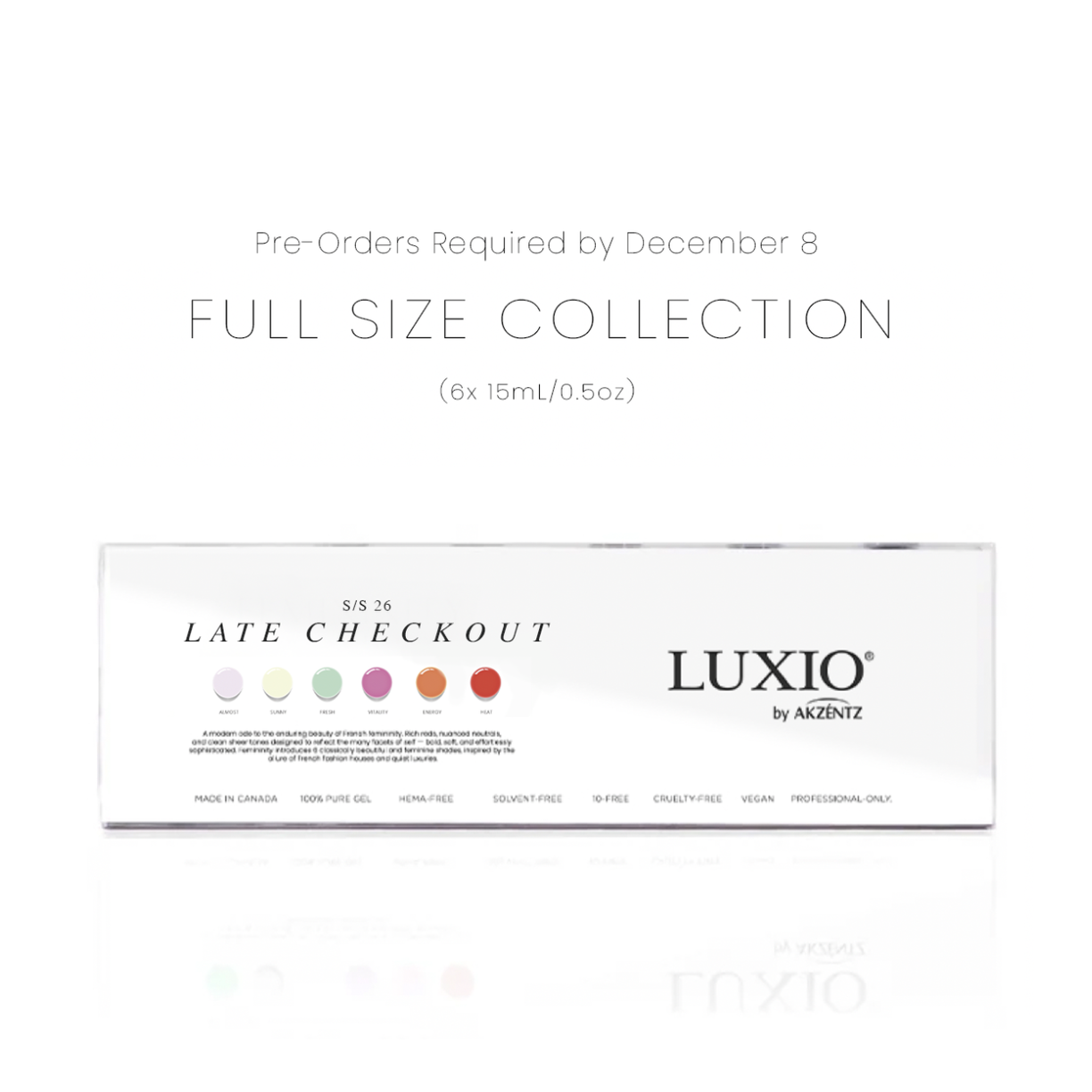 Luxio® Late Checkout Full-size Collection-LUXIO-Akzentz LA/DIS-Gel Essentialz