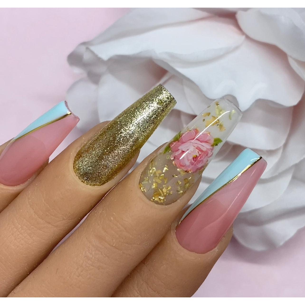 RI-  Chrome Flakes Gold