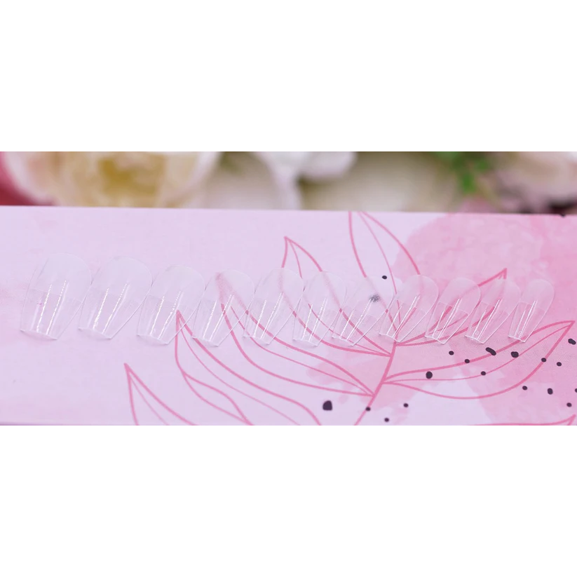 RI- Soft Gel Ballerina tips / Full Cover / Pre-Roughened