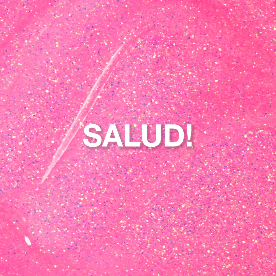P+ Salud!, Glitter Gel Polish, 15 ml
