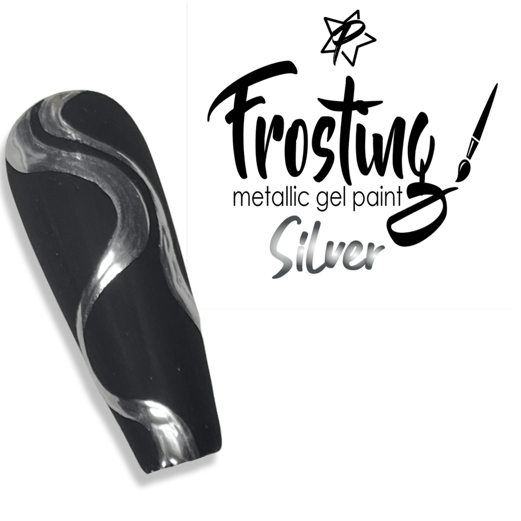 Frosting Gel Paint- Liquid Metals! Silver