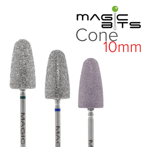 MAGIC BITS Pedicure Dull Cone 1.0 - Green (Coarse, Step 1)