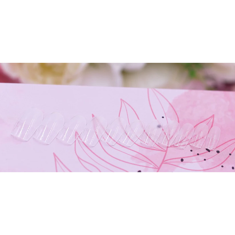 RI- Soft Gel Square tips / Full Cover / Pre-Roughened