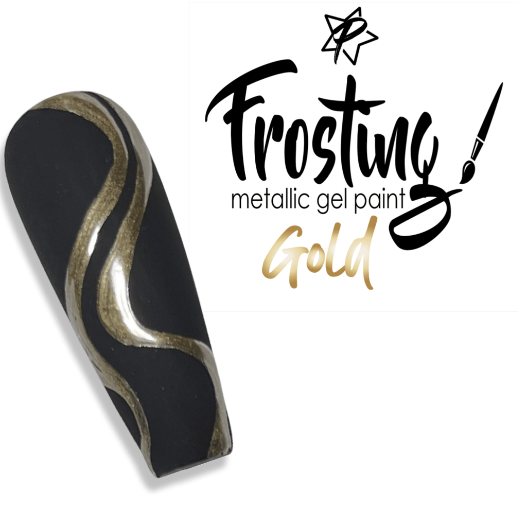 Frosting Gel Paint- Liquid Metals! Gold