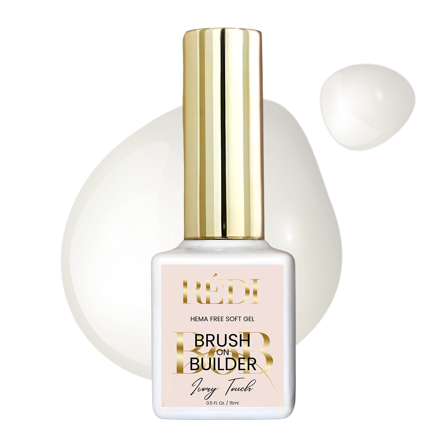 RI- "Ivory Touch" BoB Gel - Soft Gel Builder-Nail Prep-Red Iguana LLC-Gel Essentialz