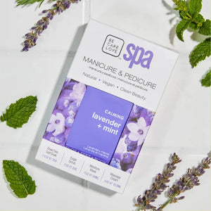 Lavender and Mint Calming Spa Set – 4-in-1 Kit (SINGLE-USE)-BCL Spa-Gel Essentialz