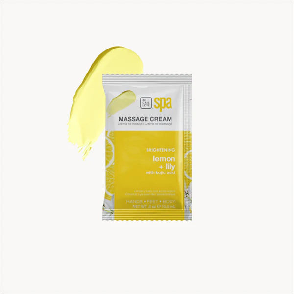 Lemon and Lily Brightening Spa Set – 4-in-1 Kit (SINGLE-USE)