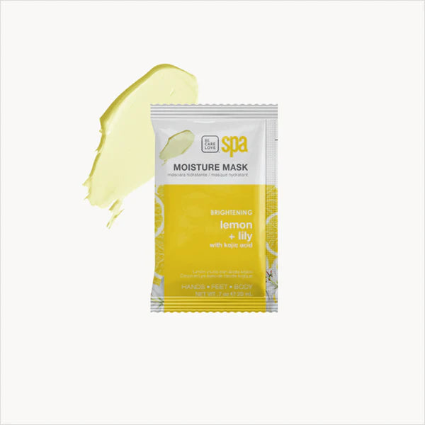 Lemon and Lily Brightening Spa Set – 4-in-1 Kit (SINGLE-USE)