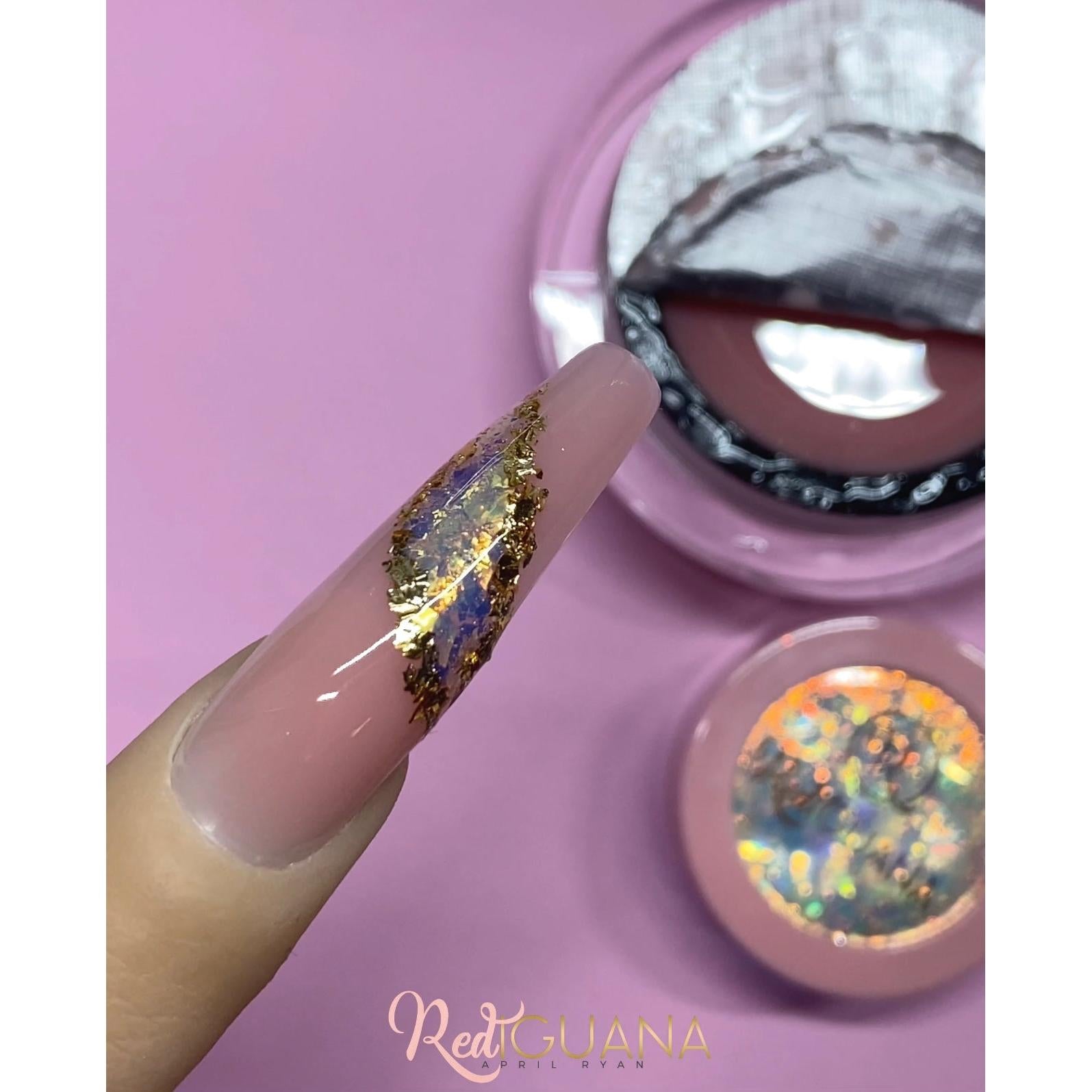 RI-  Chrome Flakes Gold