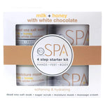 Milk and Honey Nourishing Spa Set – 4-Step Starter Kit (16oz jars)-BCL Spa-Gel Essentialz