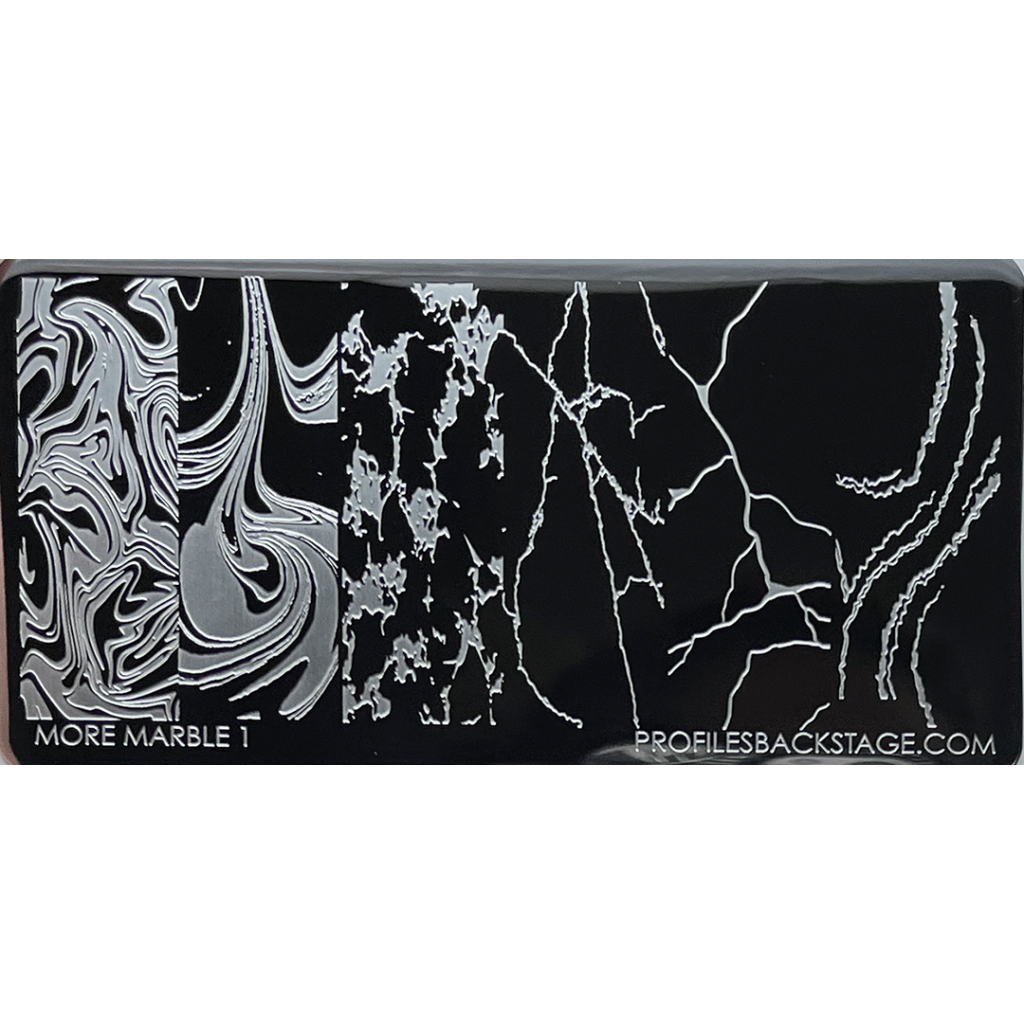 PF Stamping Plate - More Marble 1-PROFILES-Profiles-Gel Essentialz