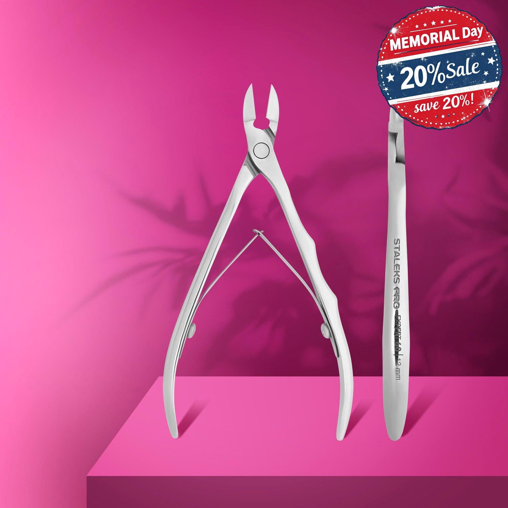 Staleks Nail Nippers - EXPERT 60-Cuticle nippers-STALEKS PRO-12 mm-Gel Essentialz