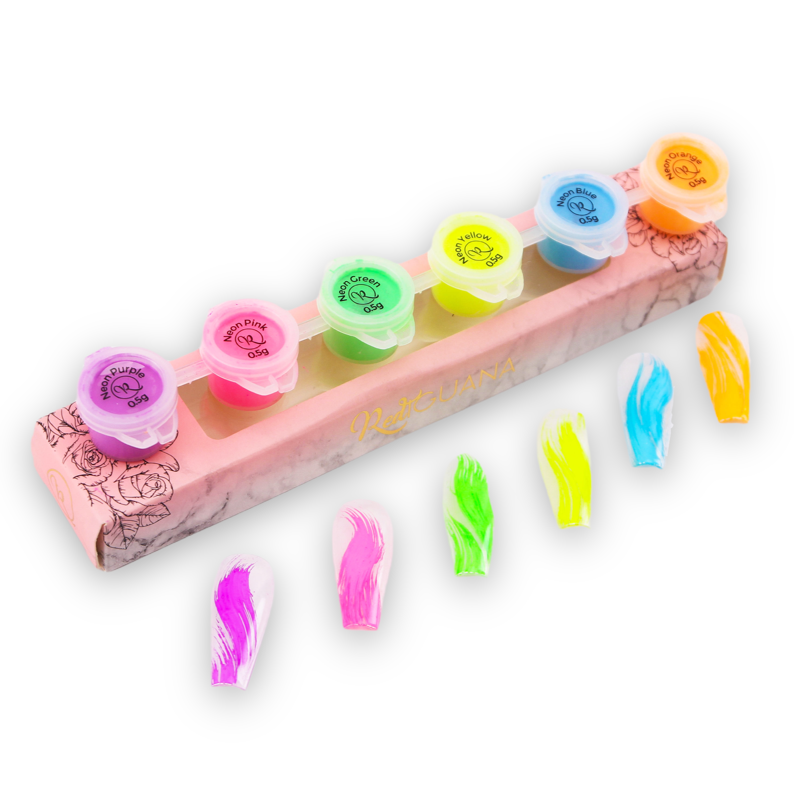 RI-  Neon Pigments - 6 Color Set