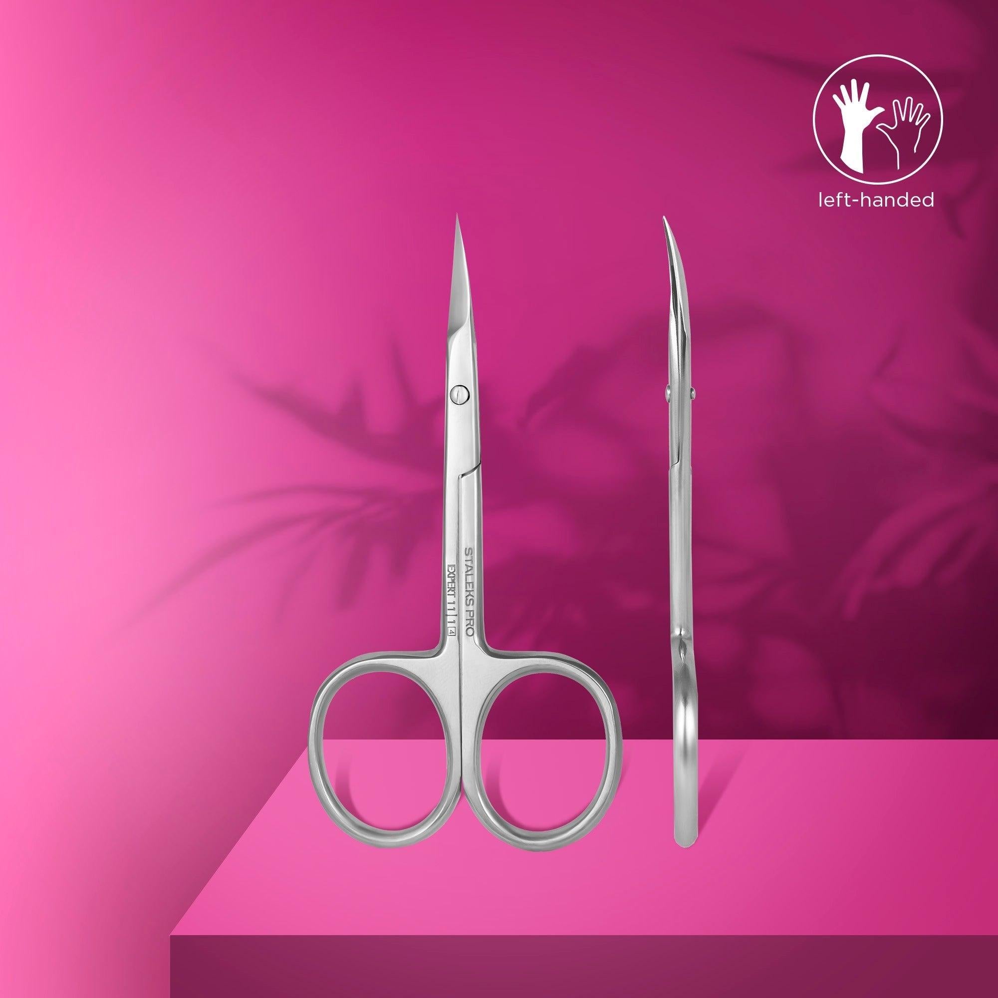 Staleks cuticle scissors - EXPERT 11 TYPE 1  (for Left-Handed)