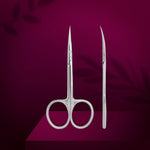 Staleks cuticle scissors "Magnolia" - EXCLUSIVE 22 TYPE 1 (with hook)-Cuticle Scissors-STALEKS PRO-Gel Essentialz