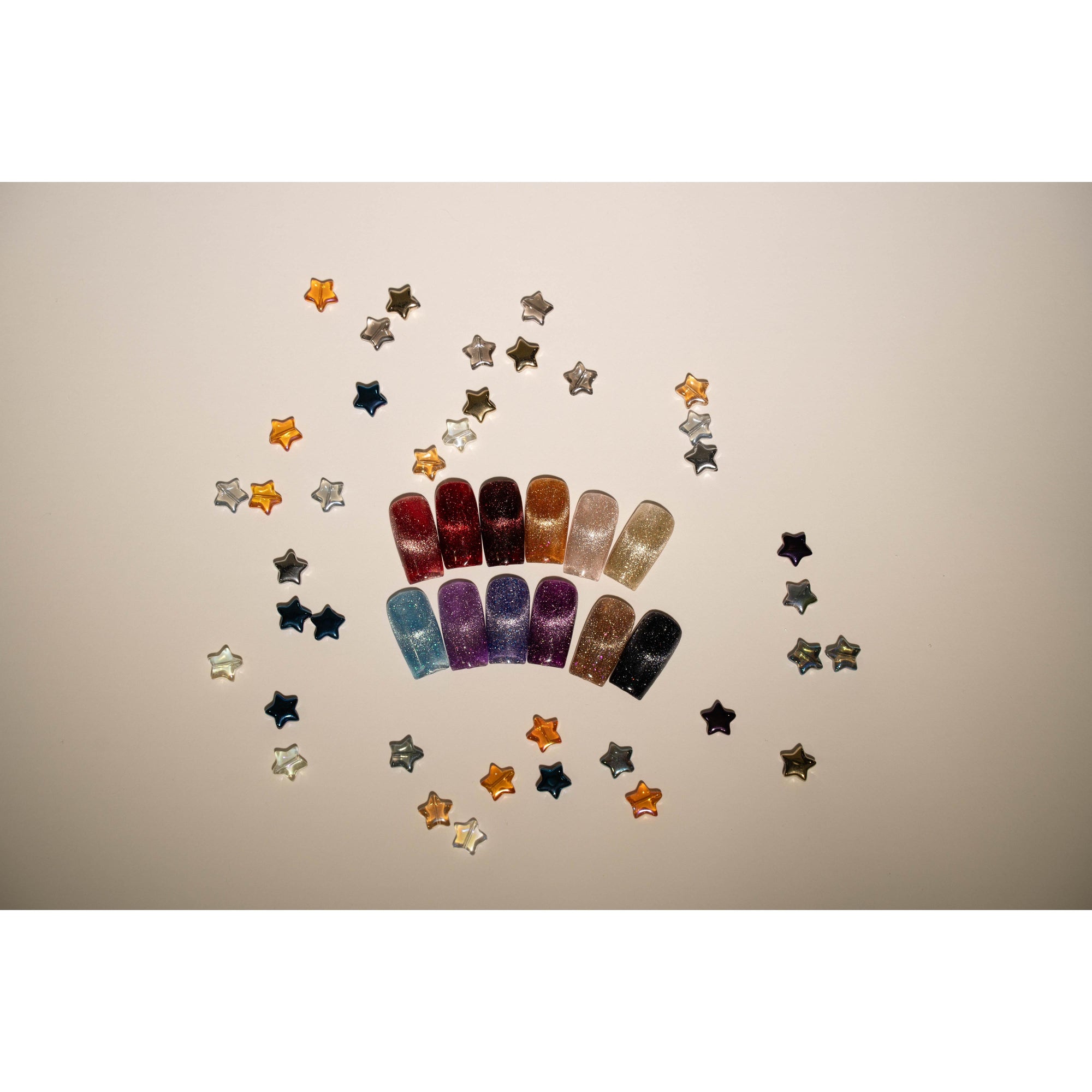 12pc Nail Thoughts Zodiac Flash Magnetic Collection (NTM-13 ~ 24)