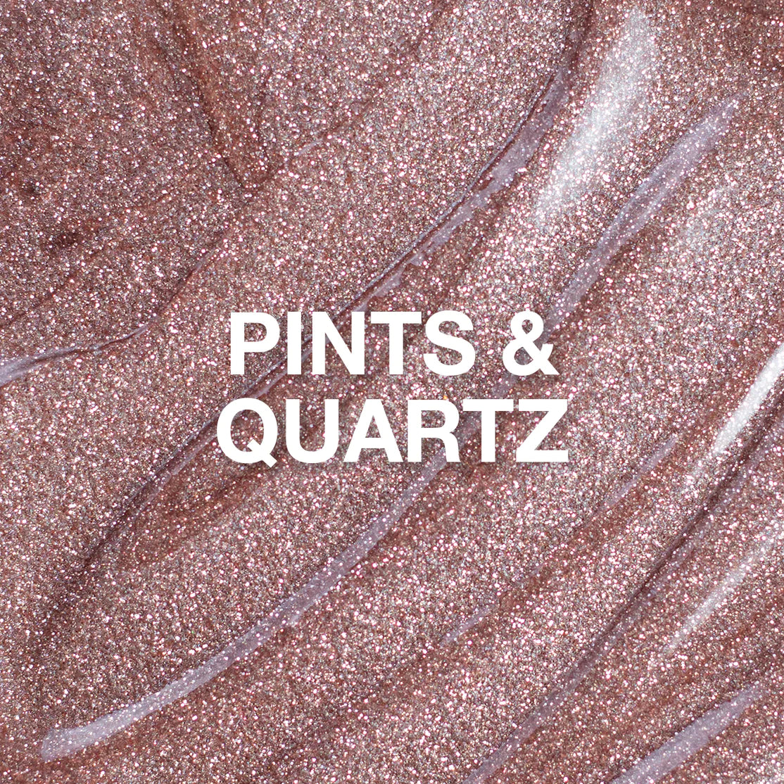 P+ Pints & Quartz, Glitter Gel Polish 10ml