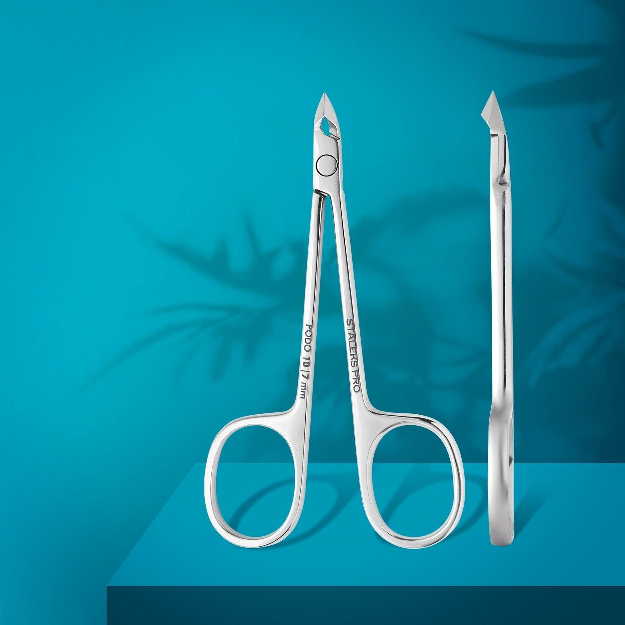 Podology Scissor Nippers - PODO 10 (for cuticle and callus)-Podo-STALEKS PRO-7 mm-Gel Essentialz