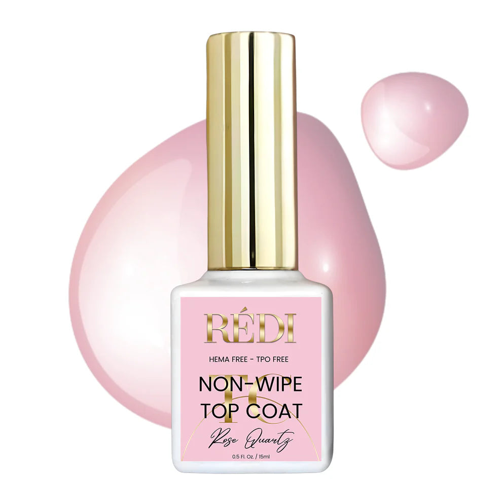 RI-  Top Coat Non-Wipe ROSE QUARTZ