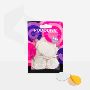 PODODISC disposable file pads - LARGE, Thin (50 pcs)-Abrasives-STALEKS PRO-100 grit-Gel Essentialz