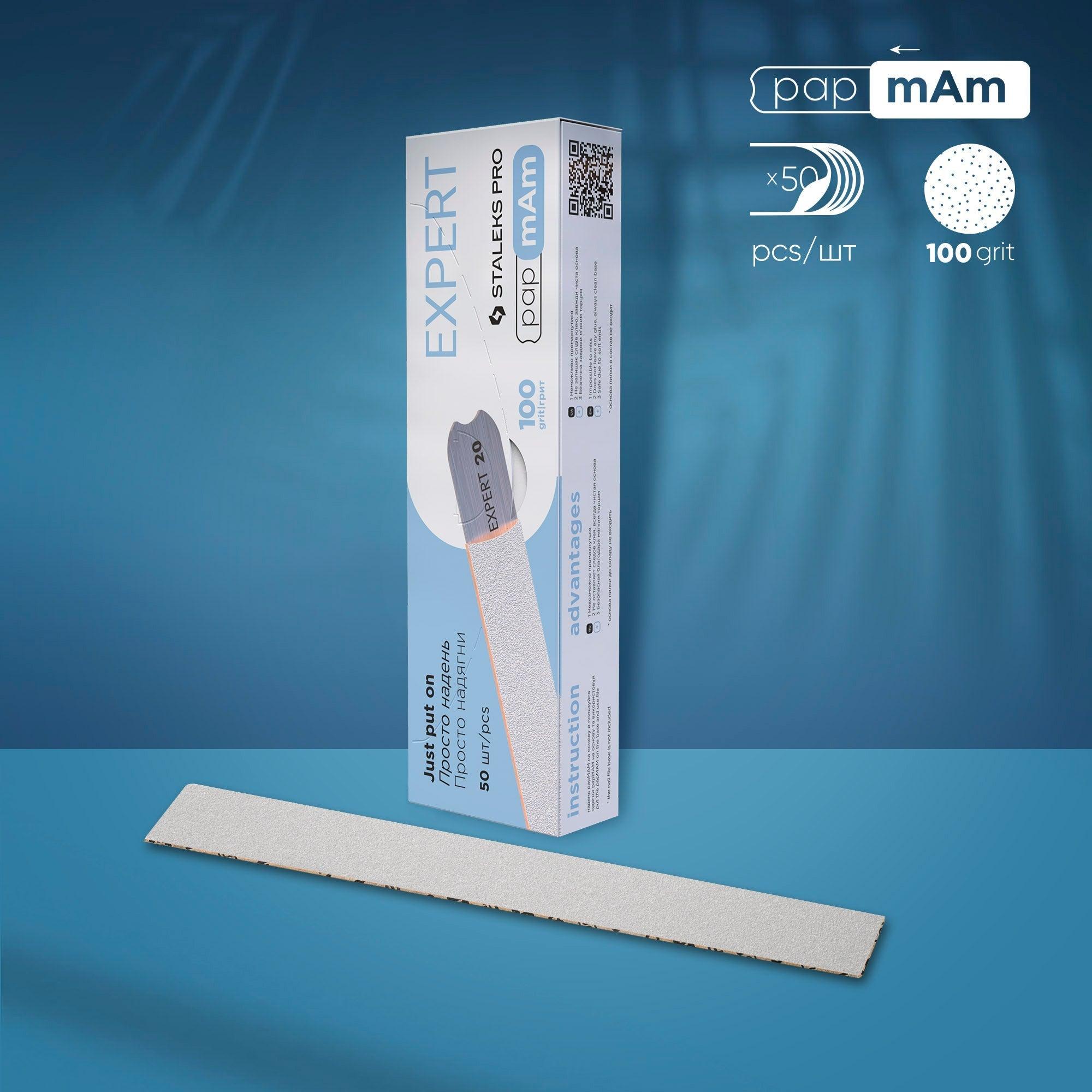 papmAm disposable white files - EXPERT 22 Thin (50 pcs)