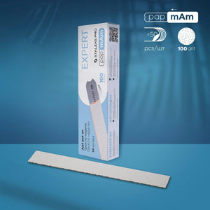 papmAm disposable white files - EXPERT 22 Thin (50 pcs)-Abrasives-STALEKS PRO-100 grit-Gel Essentialz