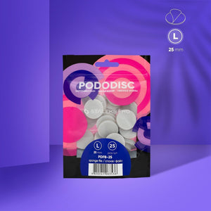 Disposable Sponge Files for PODODISC - EXPERT 25 Large (25 pcs)-Abrasives-STALEKS PRO-Gel Essentialz