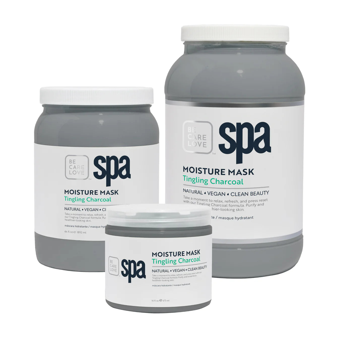 BCL Spa - Tingling Charcoal - Moisture Mask (64 oz Bulk)