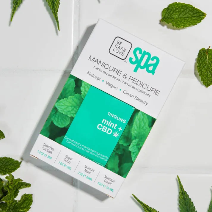 Vendor] Tingling Mint & CBD Spa Set – 4-in-1 Kit (SINGLE-USE