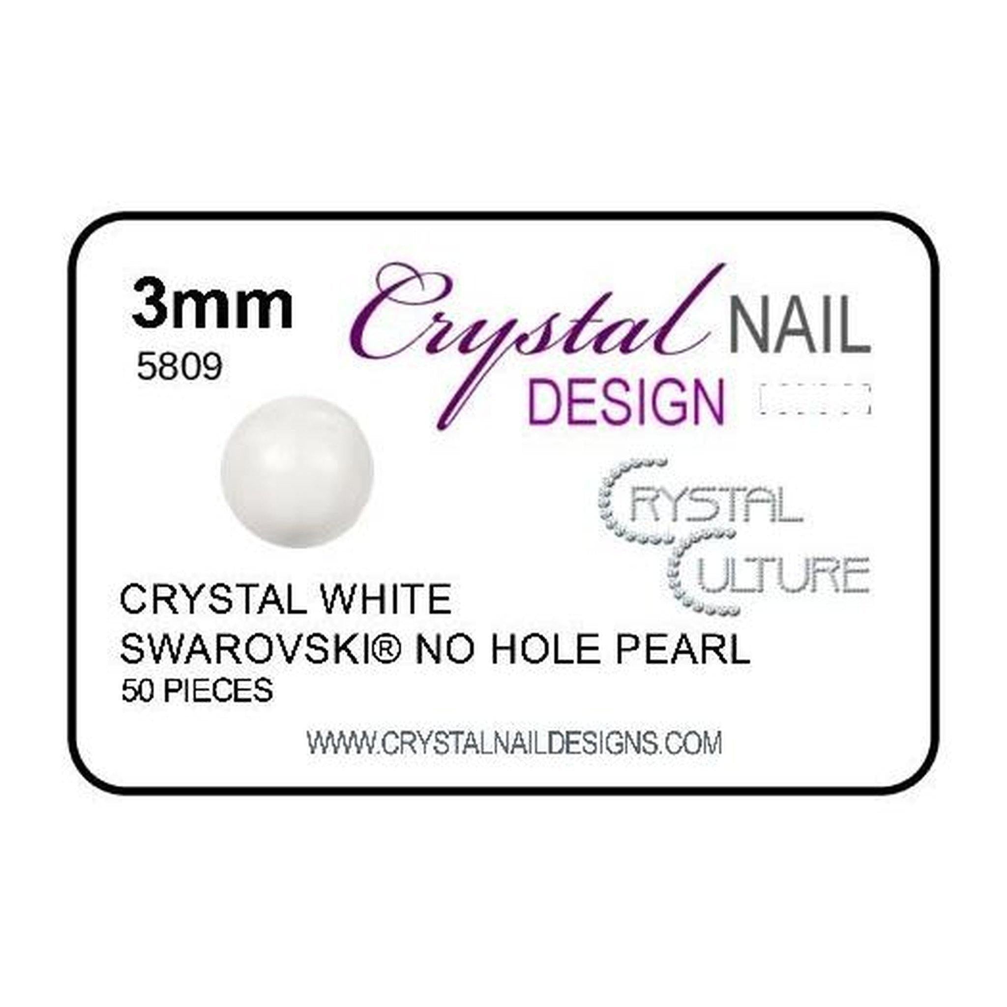 3mm Swarovski No Hole Pearl - Rose Gold