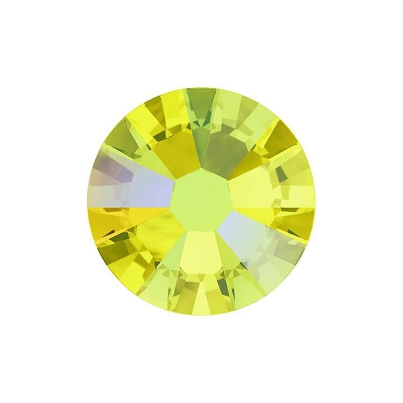 Faceted Swarovski Crystals Round November Citrine Yellow Rhinestone | Esslinger