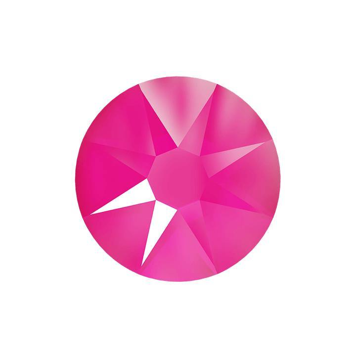 Crystal Electric Pink  - SWAROVSKI FLATBACK - Gel Essentialz