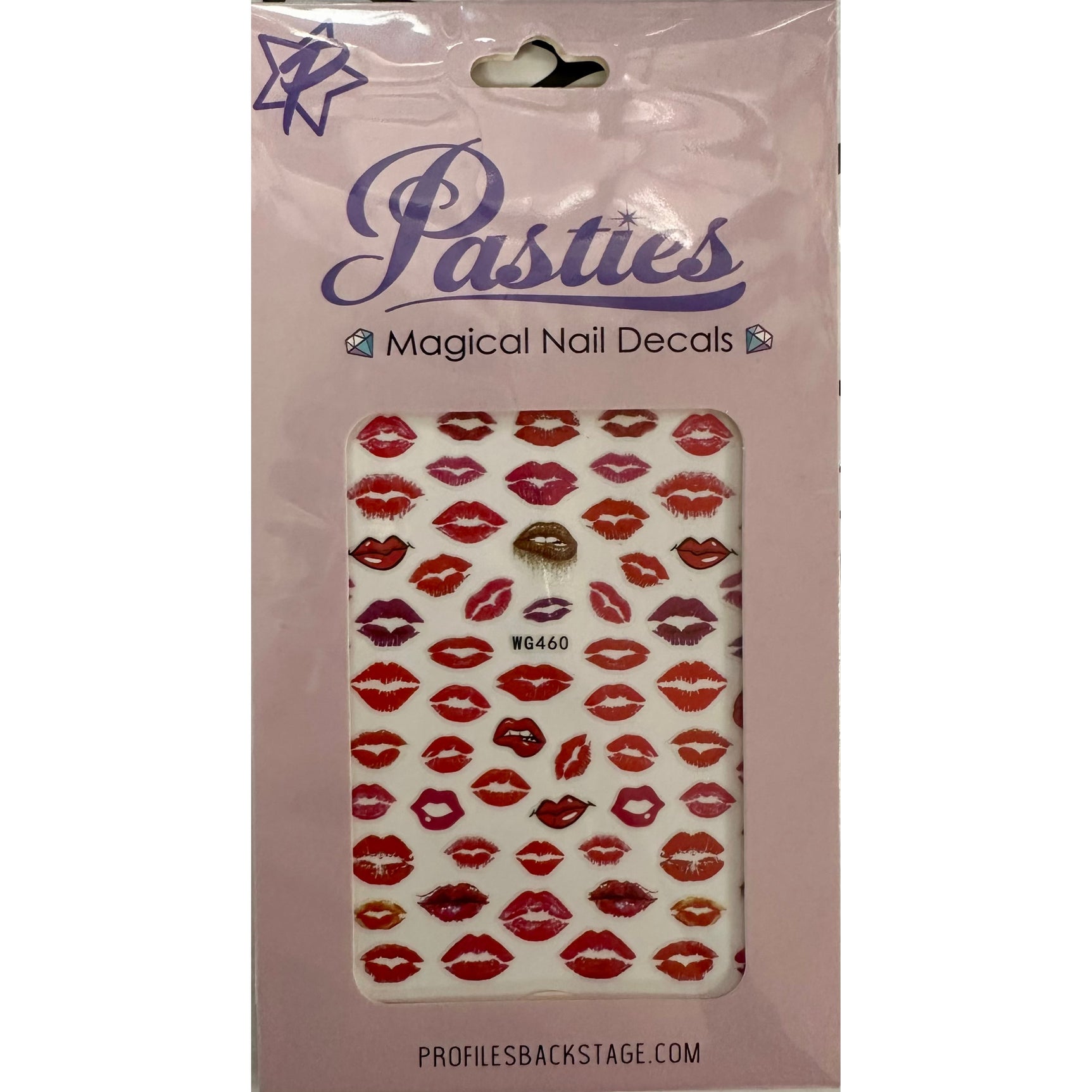 Pasties Decals Red and Pink Lips