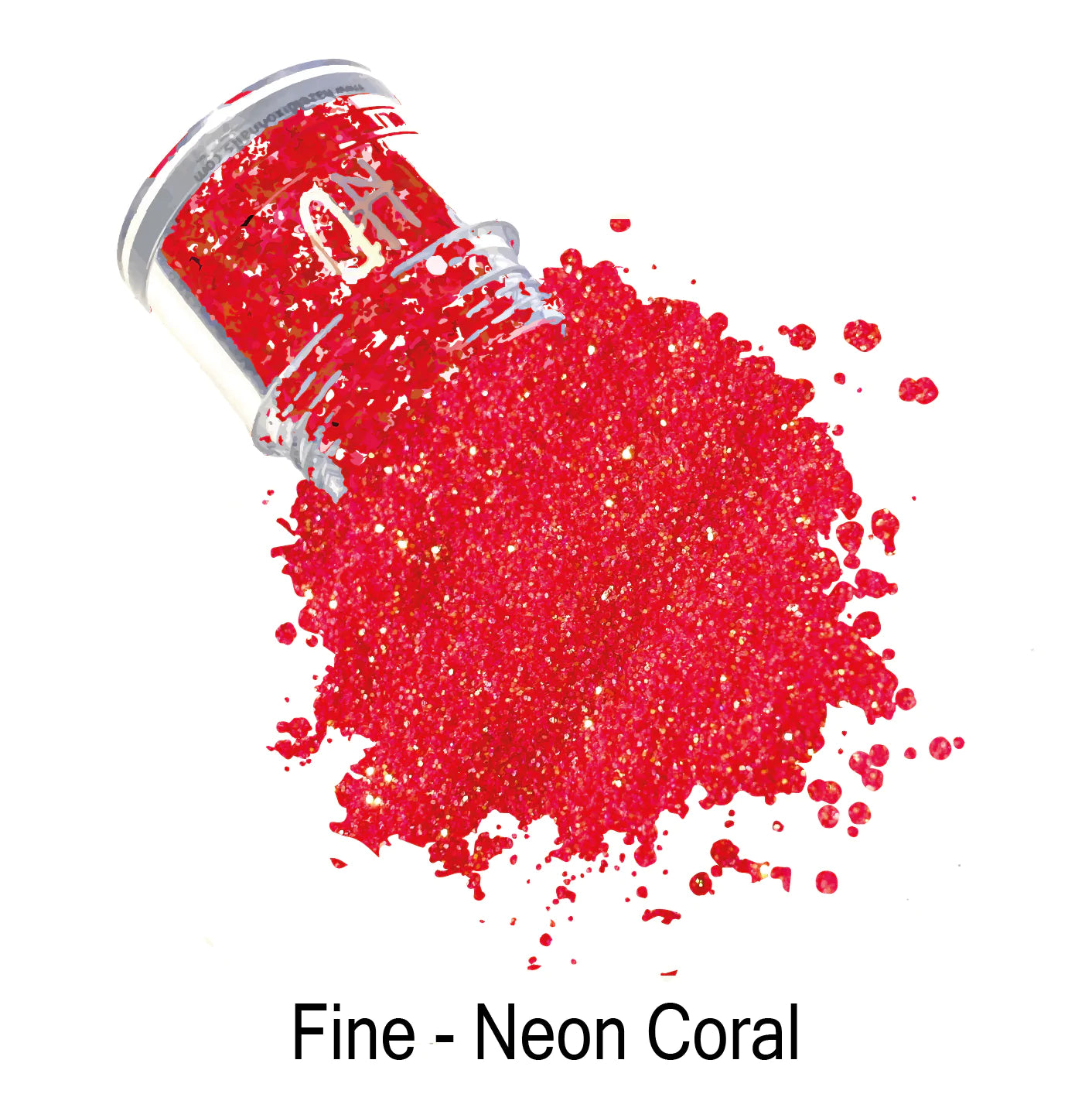 HD Glitter - Fine - Neon Coral