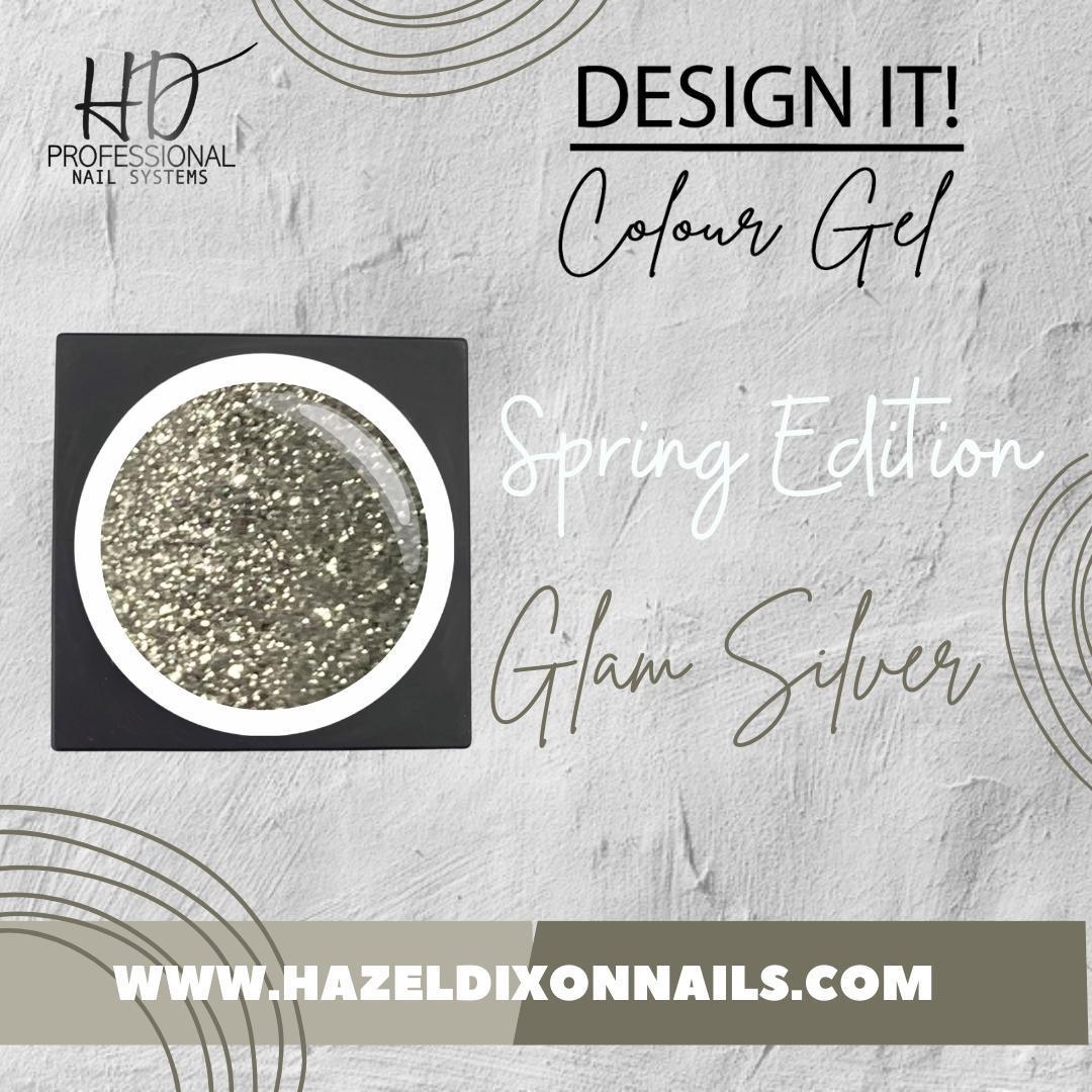 HD Design It! Colour Gel - Glam Silver