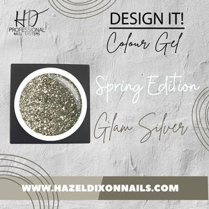 HD Design It! Colour Gel - Glam Silver