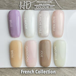 HD Colour It! French Collection (all 8 colors 15ml) - Gel Essentialz
