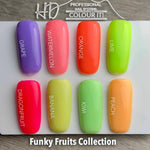 HD Colour It! Funky Fruits Collection (all 8 colors 15ml) - Gel Essentialz