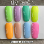HD Colour It!  Macaroon Collection (all 8 colors 15ml) - Gel Essentialz