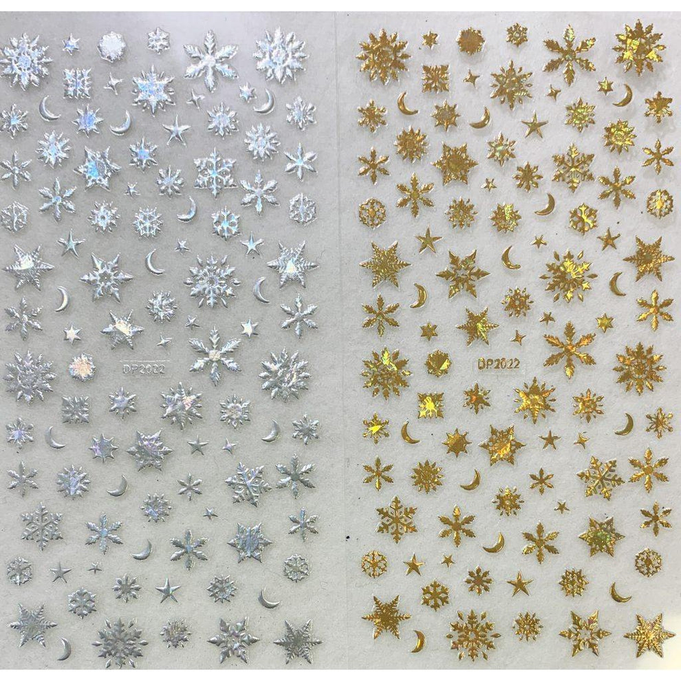 Pasties Holographic Celestial Snowflakes - Gel Essentialz