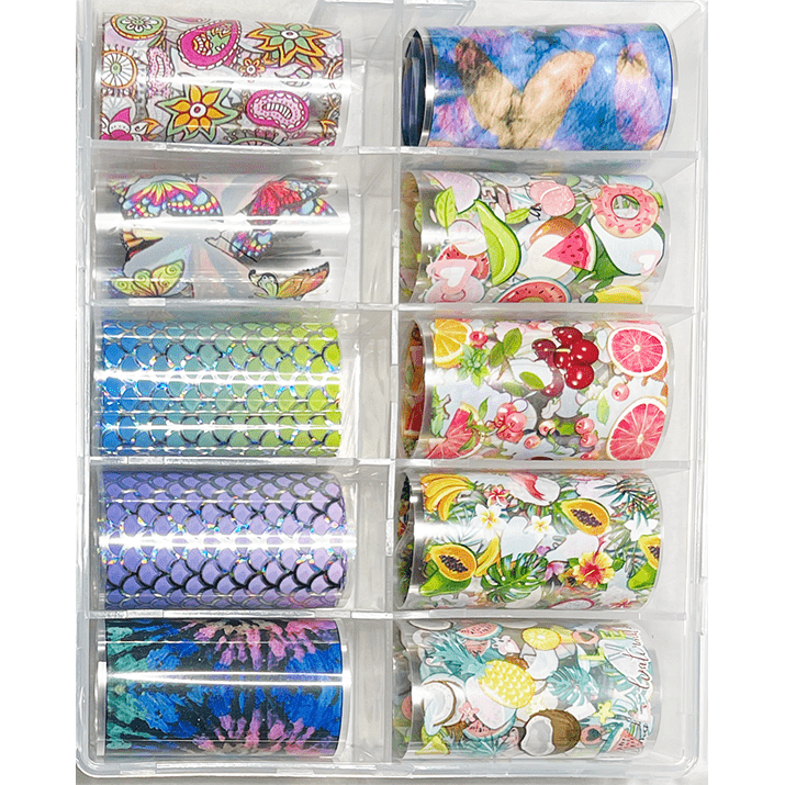 Summer Essentials - 10pc Transfer Foil Set