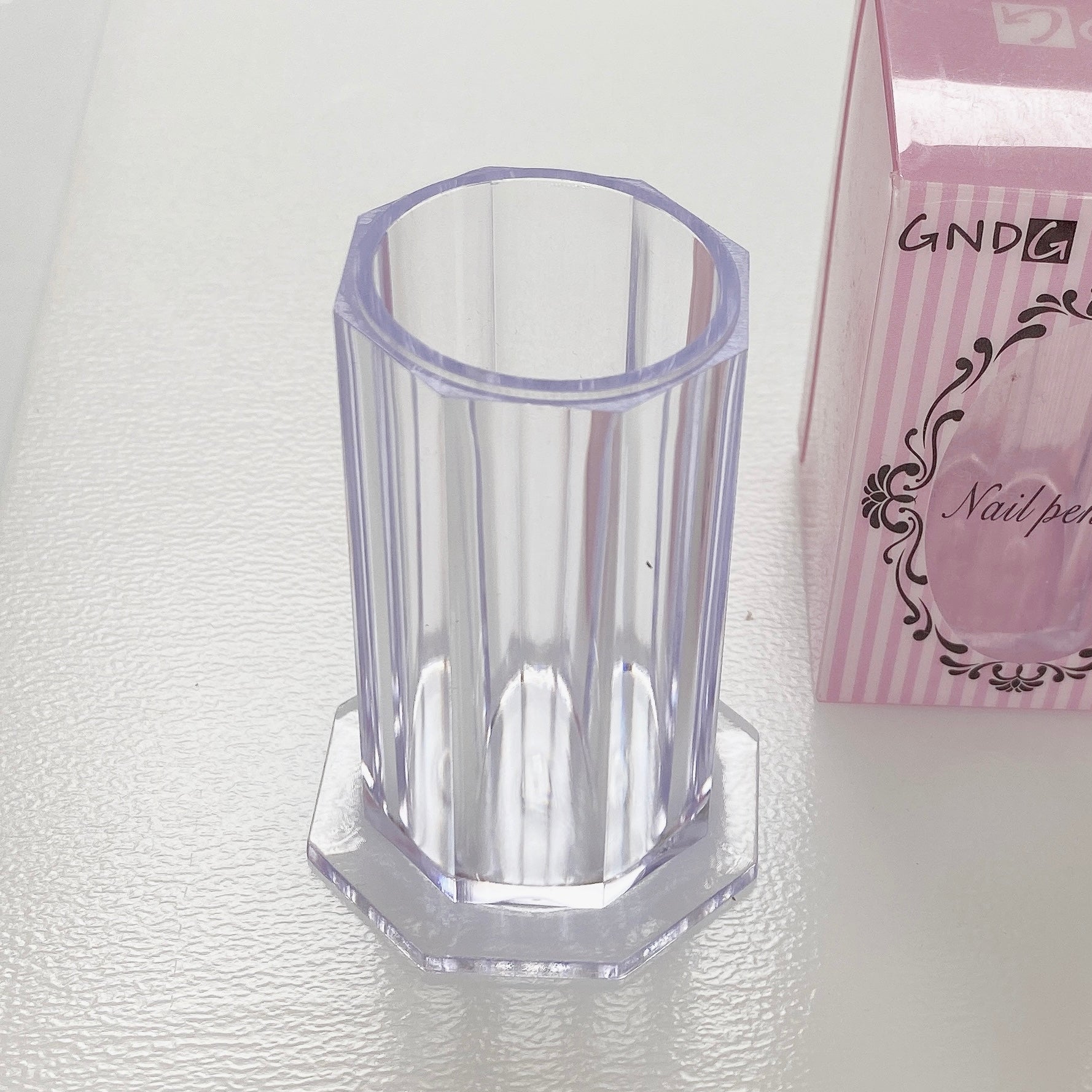 Clear Brush Holder Cup