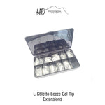 HD Eeeze Gel Nail Tips - Long Stiletto *NEW* - Gel Essentialz
