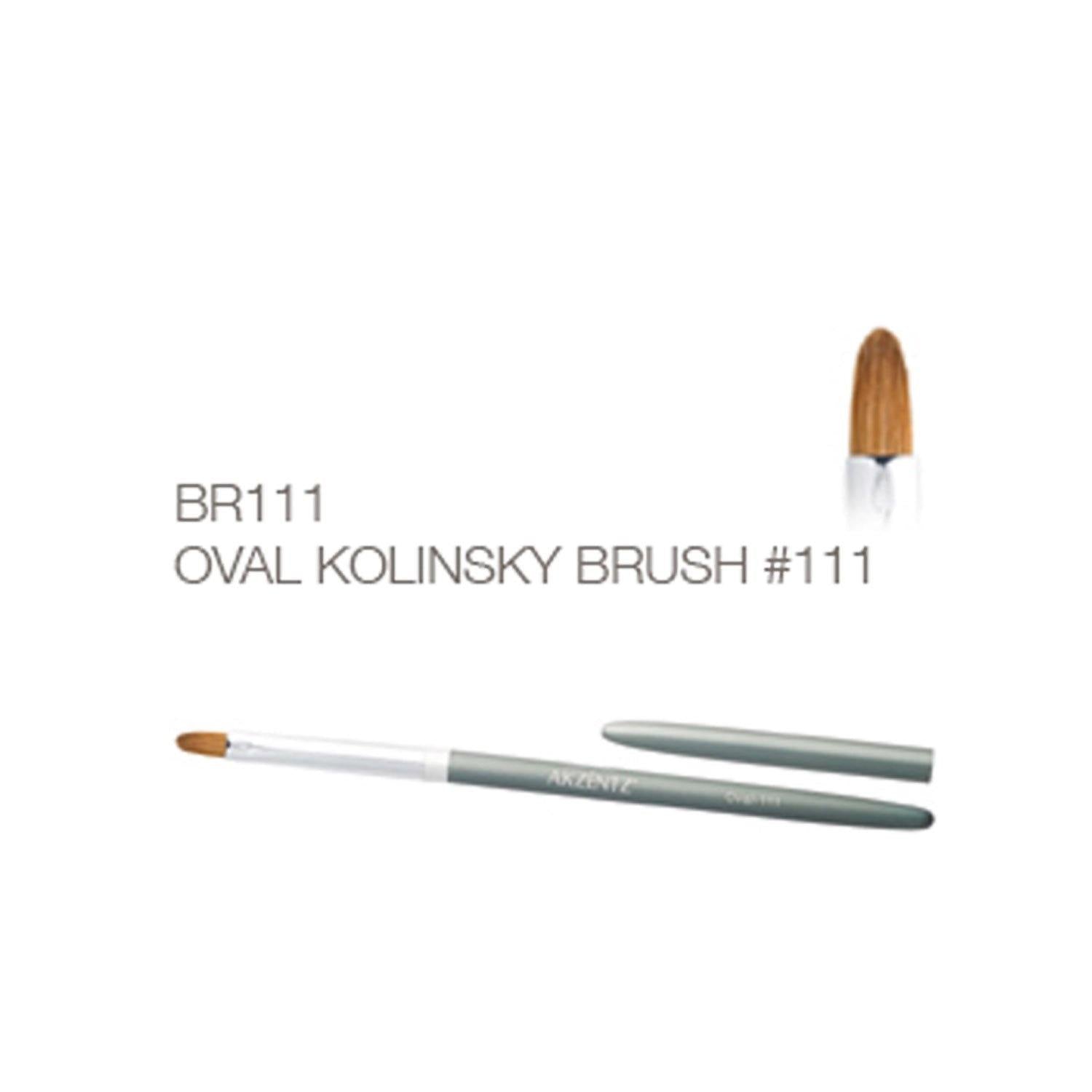 Premium Oval Kolinsky Brush #111-Gel Essentialz