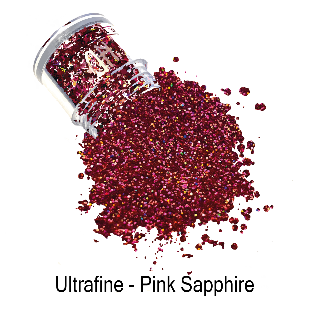 HD Glitter - Multi Mix Pink Sapphire