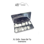 HD Eeeze Gel Nail Tips - XL Coffin  *NEW* - Gel Essentialz