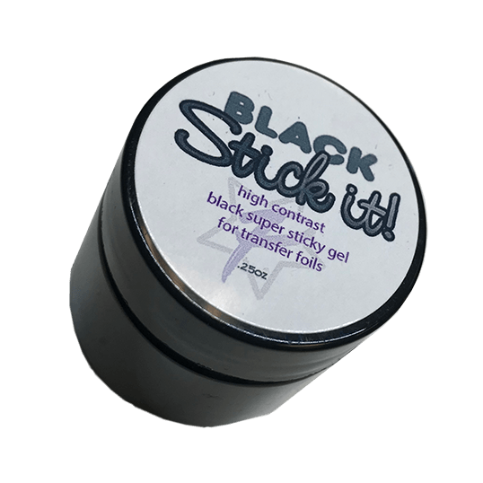 Black Stick it Transfer Foil Gel - Gel Essentialz