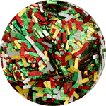 Christmas Jimmies Glitter Mix - Gel Essentialz